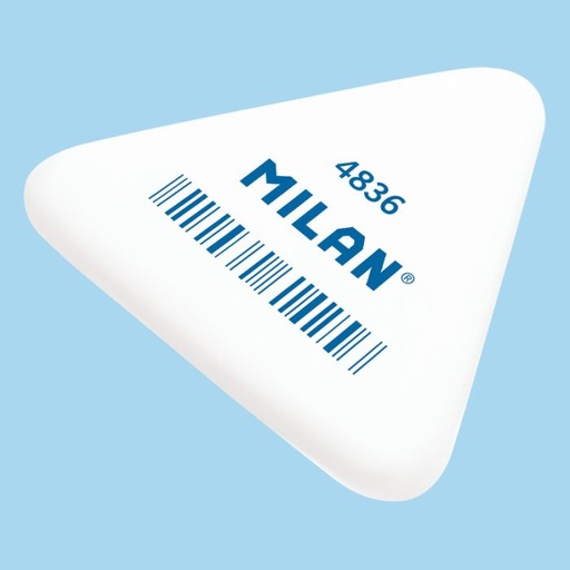 [CNM4836B] GOMA MILAN CNM4836B MIGA DE PAN FLEXIBLE TRIANGULARES COLOR BLANCO