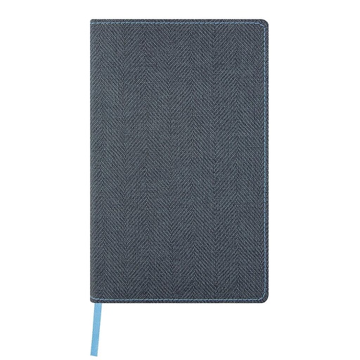 [0QC2D9389] CUADERNO CASTELLI MILANO 0QC2D9389 BOLSILLO 9x14 cm  HARRIS SLATE BLUE RAYADO