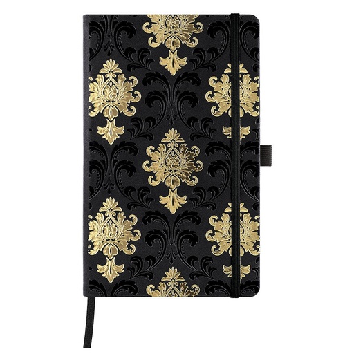 [0QC8NR464] CUADERNO CASTELLI MILANO 0QC8NR464 MEDIANO 13x21 cm  COPPER & GOLD BAROQUE GOLD LISO