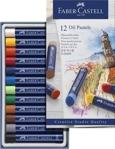[127012] CERAS PASTEL FABER GOLDFABER STUDIO OIL CAJA de 12