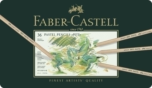 [112136] LAPICES COLORES FABER-CASTELL 112136 PITT-PASTEL ESTUCHE de 36