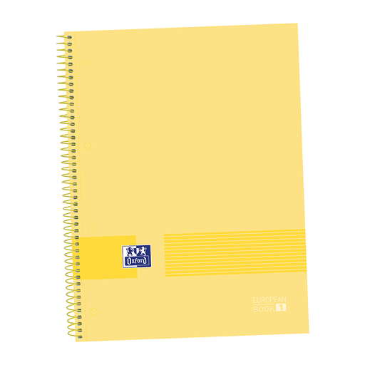 [400149494] EUROPEANBOOK 1 OXFORD&YOU T.EXTRADURA A4+ 80H 5X5 BANANA