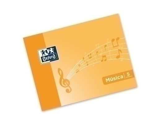 [100104854] CUADERNO DE MUSICA T.BLANDA A5 AP. 10H.5 PENT. INTL. 4 NARANJA 
