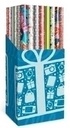 PAPEL REGALO 10905106 ROLLO TV 0,7x2 m.TODO AÑO