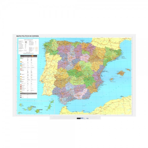 [6421MAPSP] PIZARRA ROCADA 6421MAPSP SKINMAP 100x150cm SUPERFICIE LACADA - ESPAÑA  