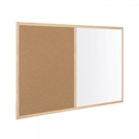 PIZARRA ROCADA 6120V19 COMBO: MITAD CORCHO NATURAL - MITAD MELAMINA 60x40 (10uni)