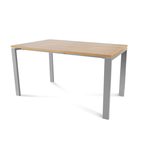 [2001MD08] MESA ROCADA 2001MD08 TOTAL140X80 ALUMINIO / ROBLE