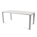 MESA ROCADA 2003MD04 TOTAL180X80 ALUMINIO/BLANCO