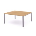 MESA ROCADA 2201MD01 TOTAL160X163 ALUMINIO/ HAYA