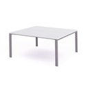 MESA ROCADA 2201MD04 TOTAL160X163 ALUMINIO / BLANCO