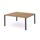 MESA ROCADA 2201MY08 TOTAL160X163 ANTRACITA/ ROBLE