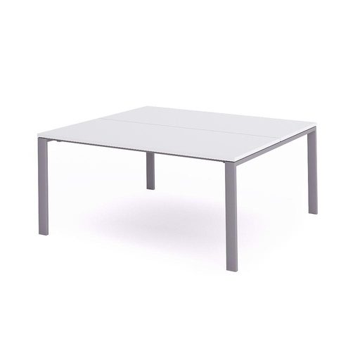 [2202MD04] MESA ROCADA 2202MD04 TOTAL180X163 ALUMINIO / BLANCO