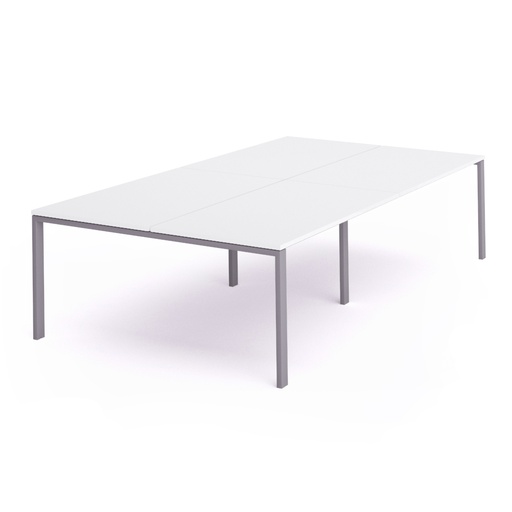 [2203MD04] MESA ROCADA 2203MD04 TOTAL 320x163 ALUMINIO / BLANCO