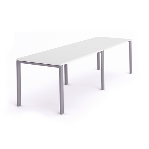 [2209MD04] MESA ROCADA 2209MD04 TOTAL 320x80 ALUMINIO / BLANCO