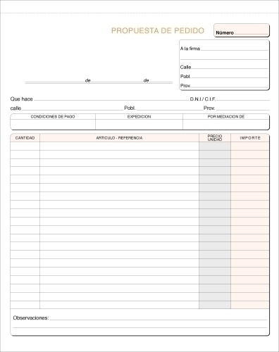 [T-97] TALONARIO LOAN T-97 PEDIDOS HOLANDESA DUPLI (52D)