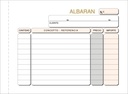 TALONARIO LOAN T-123 ALBARANES 8º APDO DUPLICADO 