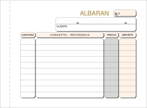 [T-123] TALONARIO LOAN T-123 ALBARANES 8º APDO DUPLICADO 
