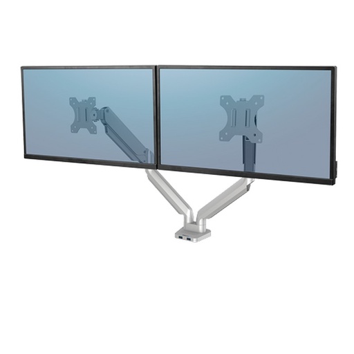 [8056501] BRAZO FELLOWES 8056501 MONITOR DOBLE PLATINUM SERIE PLATA