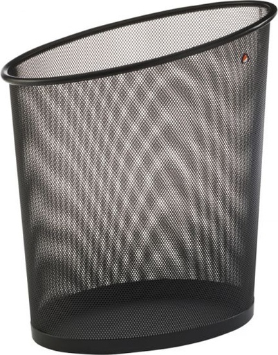 [ALMESHCORB NE] PAPELERA ALBA ALMESHCORB NE CAPACIDAD 18 L REJILLA MESH NEGRO