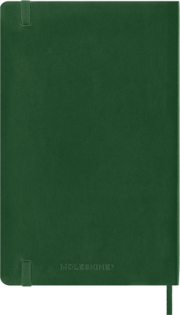 [0012712] CUADERNO MOLESKINE 0012712 CLASICA TAPA BLANDA VERDE MUSGO LARGE 13X21 CM LISA