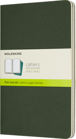 [0012153] LIBRETAS MOLESKINE 0012153 CH018K15 CAHIER VERDE MIRTILO L LISAS (SET DE 3)
