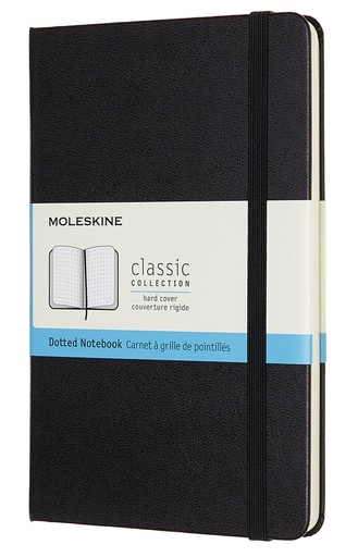 [0012686] LIBRETA MOLESKINE 0012686 QP053 CLASICA TAPA DURA NEGRA M PUNTEADA