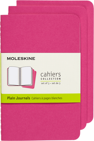 [0012728] LIBRETAS MOLESKINE 0012728 CH013D17 CAHIER ROSA CINETICO P LISA (SET DE 3)