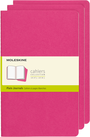 [0012729] LIBRETAS MOLESKINE 0012729 CH018D17 CAHIER ROSA CINETICO L LISA (SET DE 3)