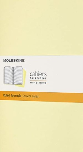 [0012731] LIBRETAS MOLESKINE 0012731 CH011M23 CAHIER AMARILLO SUAVE P RAYAS (SET DE 3)