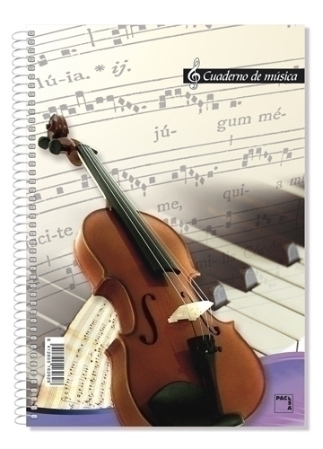 [18805] BLOCK DE MUSICA PACSA 18805 Fº 20h 16 PENTAG. ESTR. APDO.