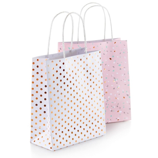 [MR17273] BOLSAS REGALO MR17273 ROSE GREY PACK 2 UNID.