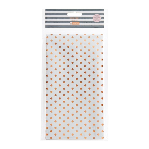 [MR17274] PAPEL REGALO MR17274 TOPOS ROSE GREY