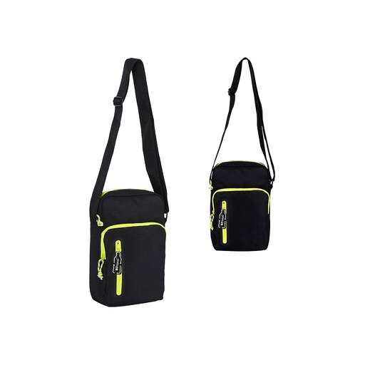 [XL2116] BOLSO BANDOLERA XL2116 CON DETALLES AMARILLOS