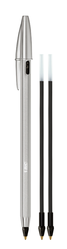 [997202] BOLIGRAFO BIC RENEW 997202 CUERPO METAL HEXAGONAL AZUL