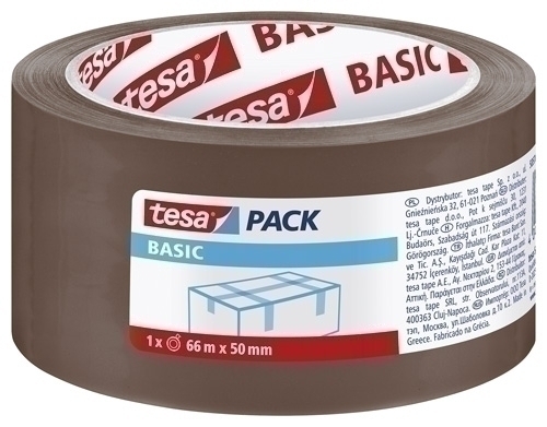 [58571-00000-00] CINTA TESA 58571-00000-00 EMBALAJE BASIC PP rollo 66x50 MARRON