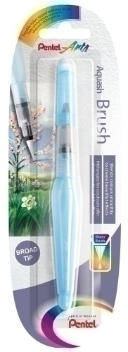 [XFRH-Pentel-B] BLISTER PINCEL DE AGUA CON DEPÓSITO PARA LÍQUIDOS. PUNTA GRUESA.