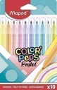 ROTULADOR FIBRA MAPED 845469 COLOR´PEPS PASTEL ESTUCHE de 10