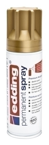 [5200924] PINTURA ACRILICA EDDING 5200924 PERMANENT SPRAY 200 ml  ORO RICO MATE