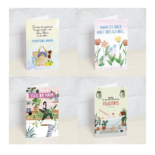 [PK-PT-MAD-C] POSTALES HAPPY MOTS PK-PT-MAD-C MARE VARIADAS