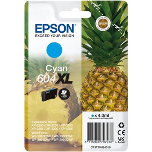 [T10H240] CARTUCHO EPSON T10H240 CYAN 604XL