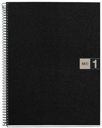 [MR2473] CUADERNO MR2473 NB1 A4 80 CLA PP GRIS