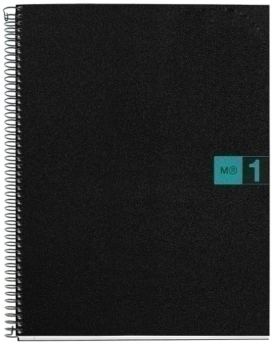 [MR2476] CUADERNO MR2476 NB1 A4 80 CLA PP TURQUESA