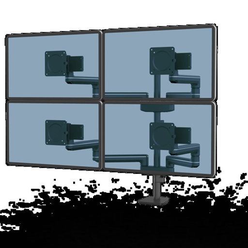 [8610001] BRAZO FELLOWES 8610001  PARA MONITOR TALLO MODULAR™ 4FFS NEGRO