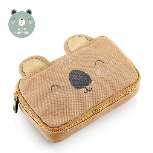 [MR16397] PORTATODO MR16397 OVAL.WILD PUPPIES KOALA
