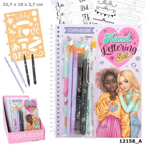 [0012158] TOPModel 0012158  SET DE HAND LETTERING