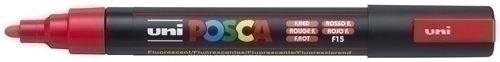 [264549000] ROTULADOR UNI-BALL 264549000 POSCA NO PERM. 1,8 (PC-5M) 1,8 (PC-5M) FLUOR ROJO