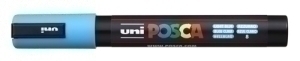 [286575000] MARCADOR UNI-BALL 286575000 T.OPACA NO PERM. UNI POSCA 1,8 (PC-5M) AZUL CLARO