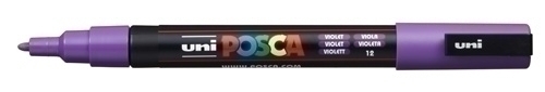 [263616000] ROTULADOR UNI-BALL 263616000 POSCA NO PERM. 0,9 (PC-3M) 0,9 (PC-3M) VIOLETA