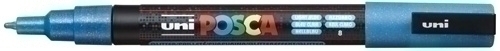 [265447000] ROTULADOR UNI-BALL 265447000 POSCA NO PERM. 1,8 (PC-3ML) PURPURINA AZUL CLARO