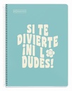 CUADERNO MR46941 NB1 A4 80 CLA 90G MESSAGES CELEST